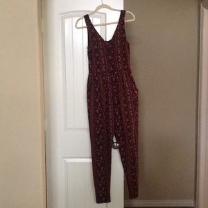 Maroon/plum romper